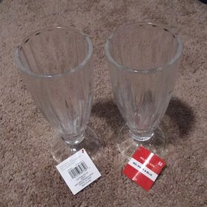 Malt glass pair